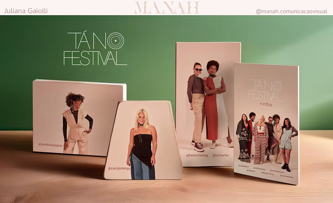 Cover image for Tá no Festival | Music Festival campaign for PEAHI :: Behance