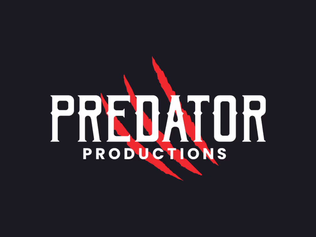 Cover image for Predator productions horror movie studio branding