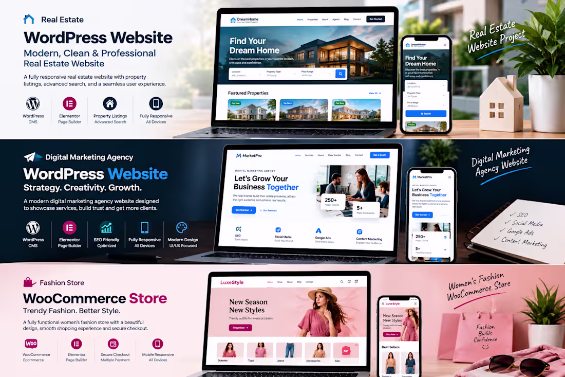 Cover image for 1. Real Estate WordPress Website
A