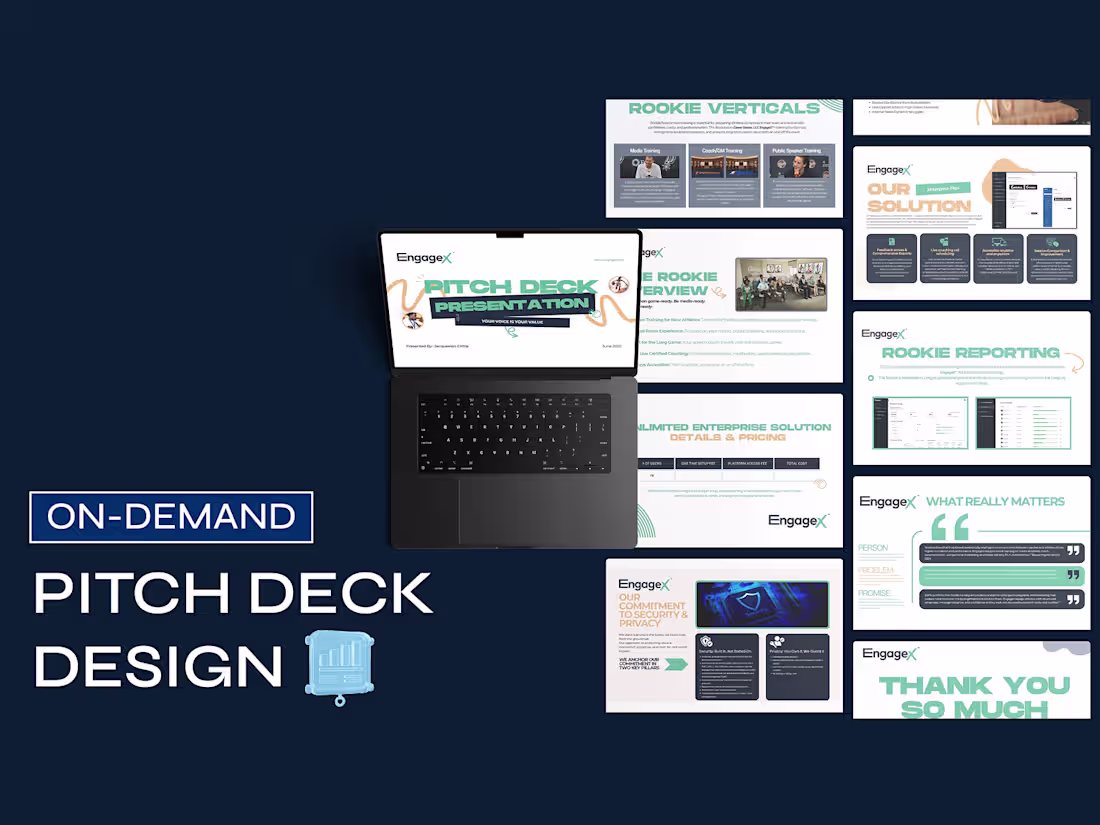 Cover image for Pitch Deck design for (Pre-seed & Series Round)