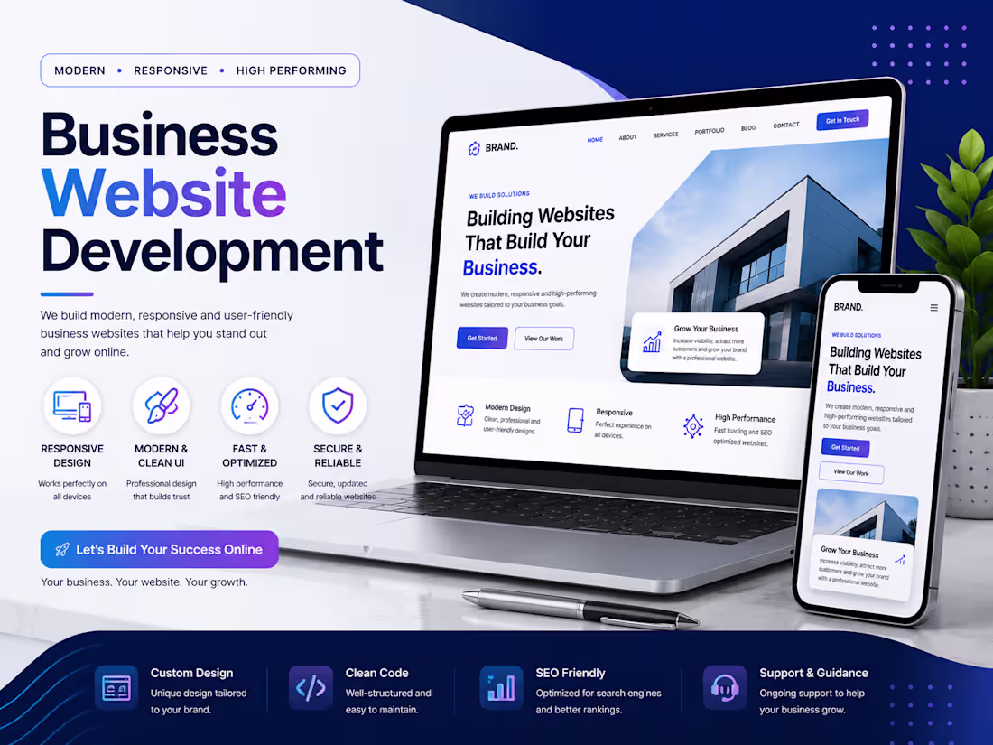 Cover image for Business Website Development