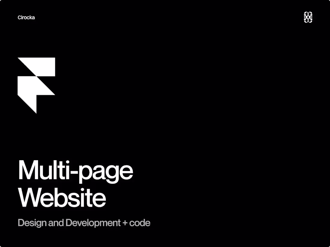 Cover image for Framer Multi-Page 