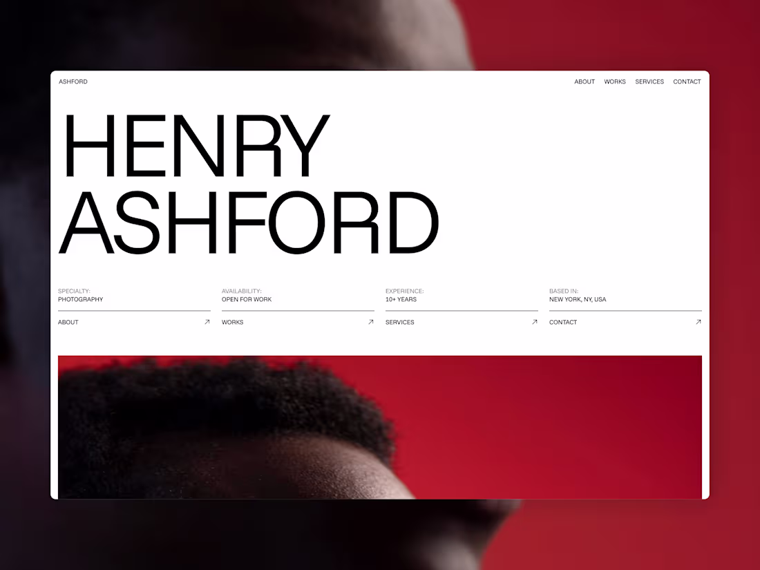 Cover image for Creative Photographer Portfolio · Design