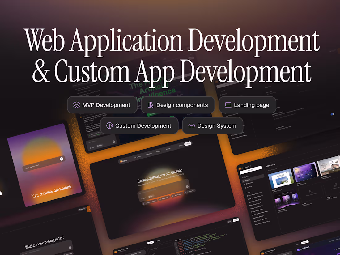 Cover image for Rapid Web Application Development & Custom App Development