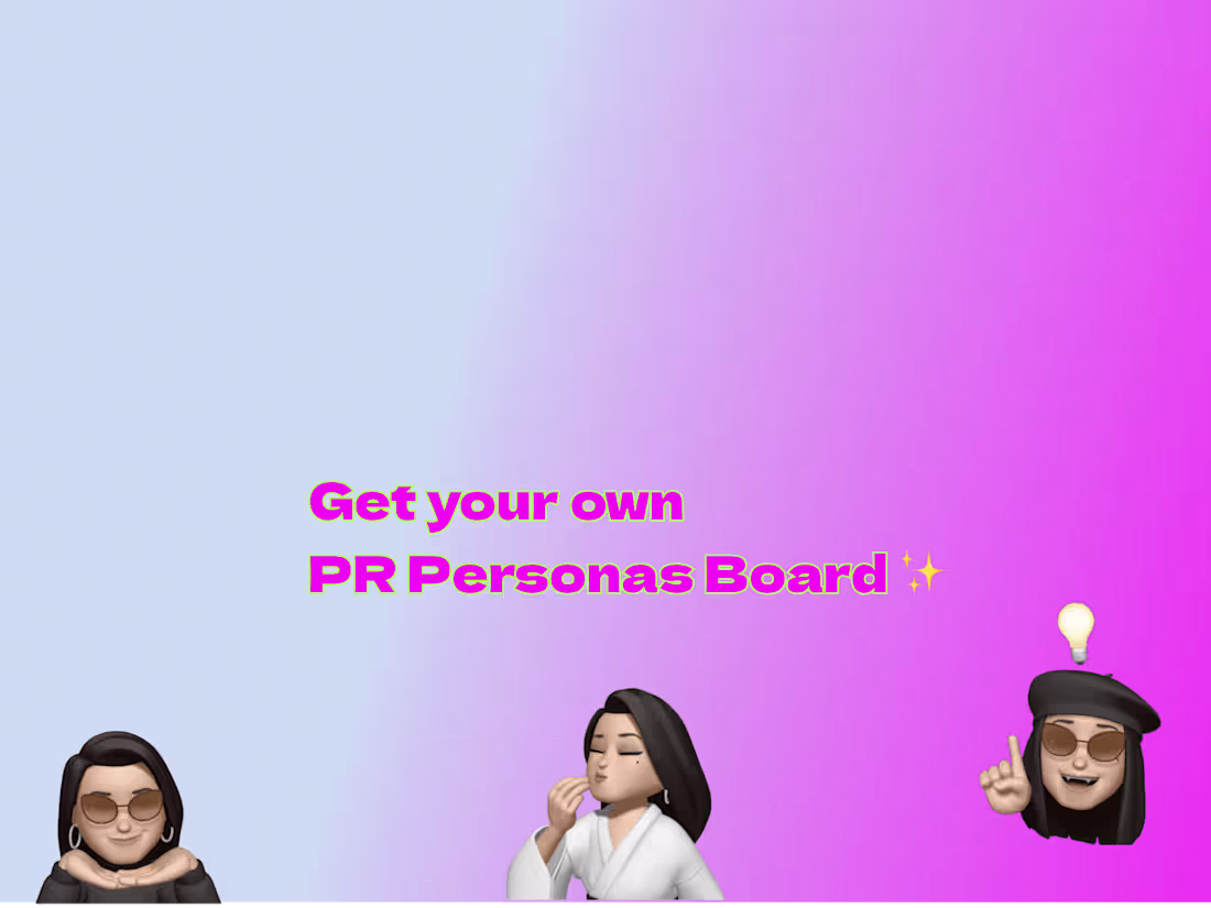 Cover image for PR Personas Board