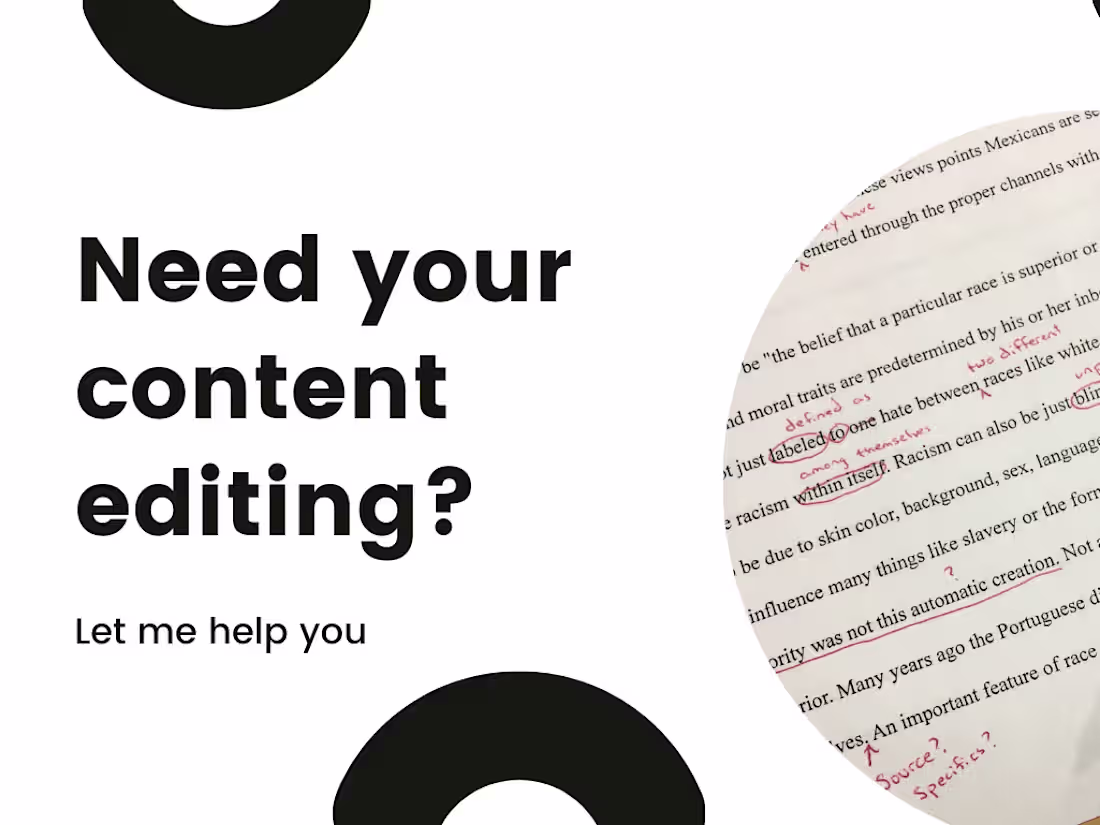 Cover image for Copywriting and Content Editing