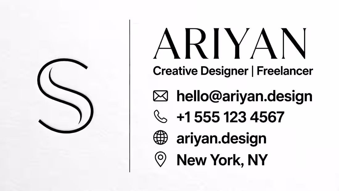 Cover image for Business card design