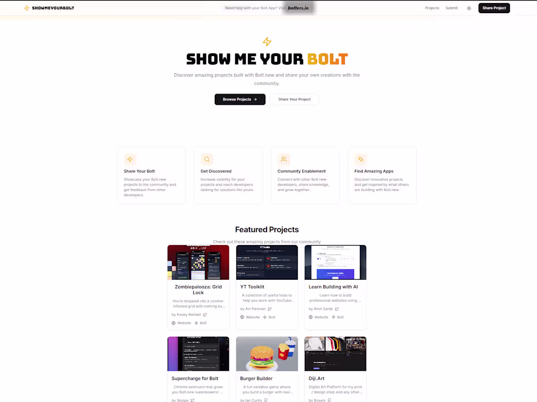 Cover image for ShowMeYourBolt.io