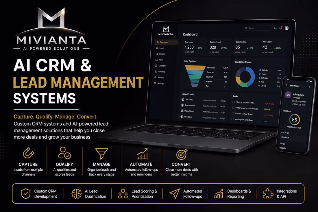 Cover image for AI CRM & Lead Management Systems