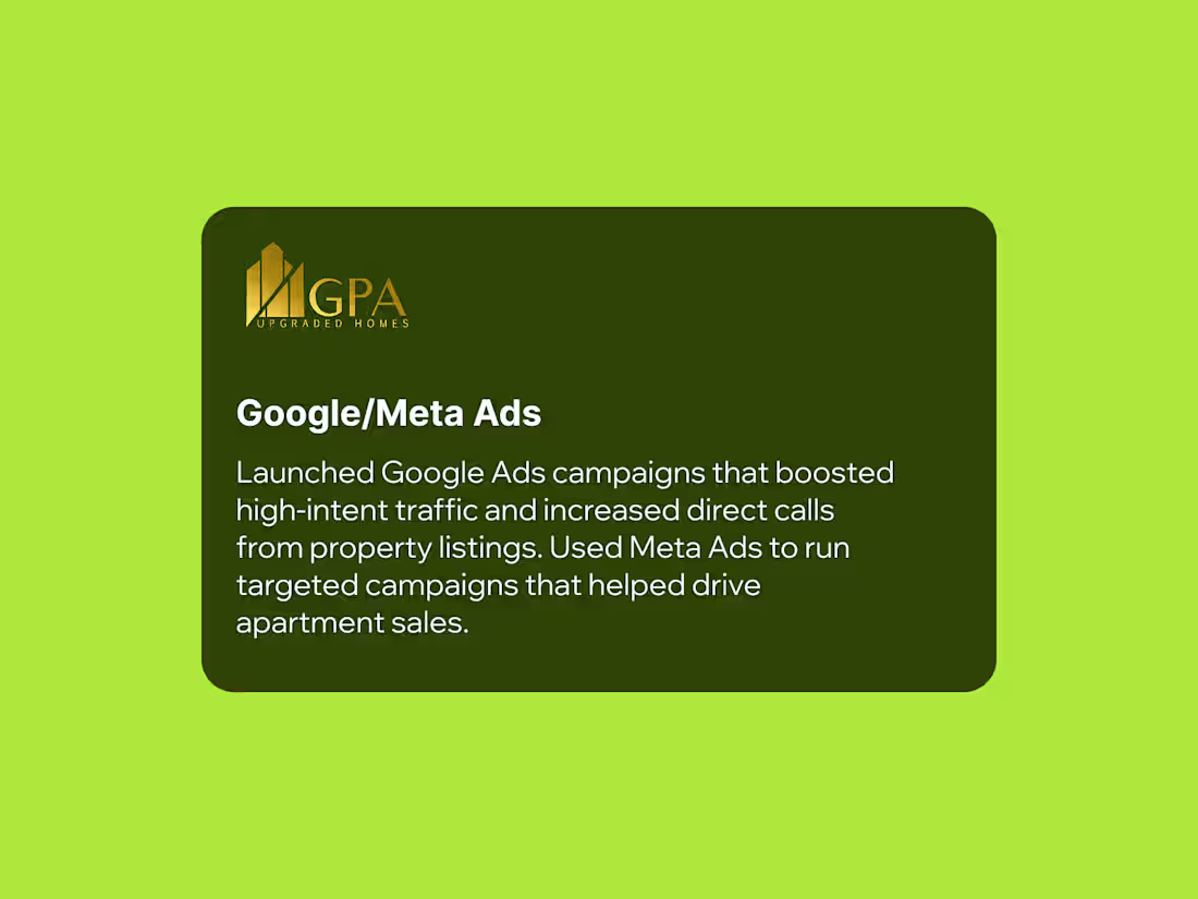 Cover image for Google & Meta Ads for Real Estate Growth