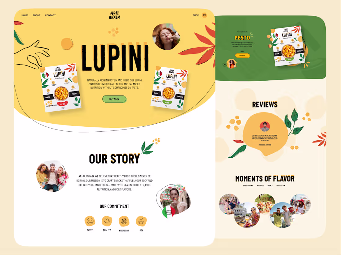 Cover image for Website Home Page Design