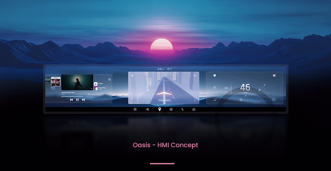 Cover image for Oasis - HMI Concept :: Behance