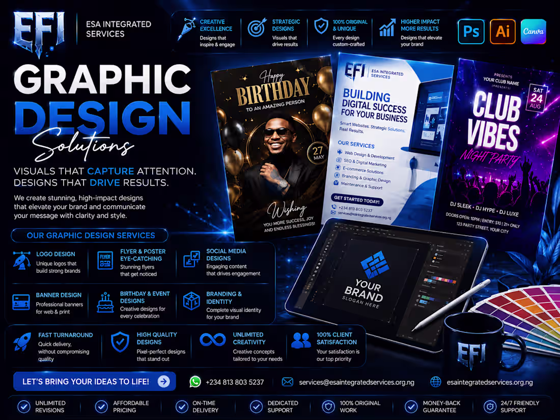 Cover image for Creative Graphic Design for Social Media & Branding