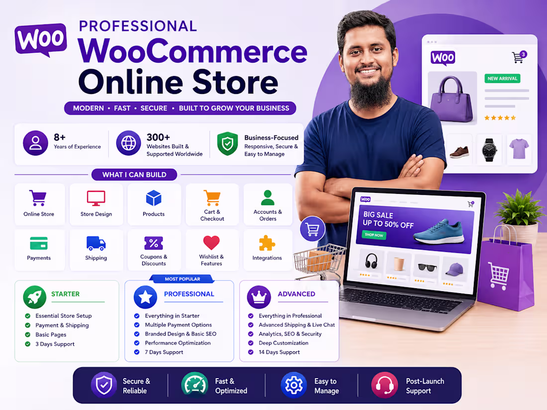 Cover image for Build a Professional & Responsive WooCommerce Online Store