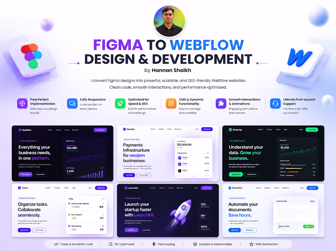 Cover image for Figma to Webflow Development