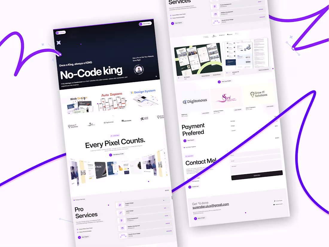 Cover image for Hey Checkout my new portfolio website https://www.surendar.d...
