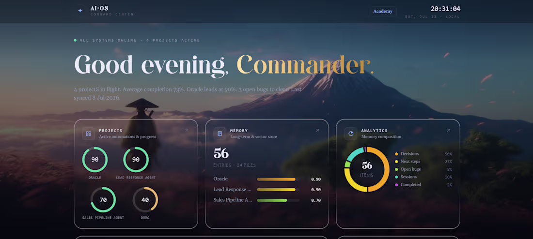 Cover image for Personal Operating System: markdown-driven project
