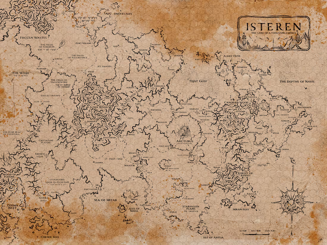 Cover image for RPG Map (Country) — Isteren