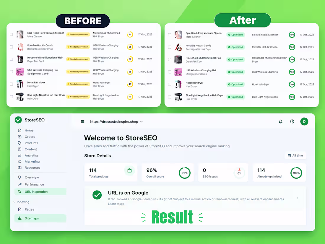 Cover image for Shopify Store SEO Fix -