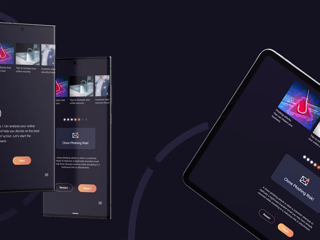 Cover image for UX Case Study - PhishGuard App