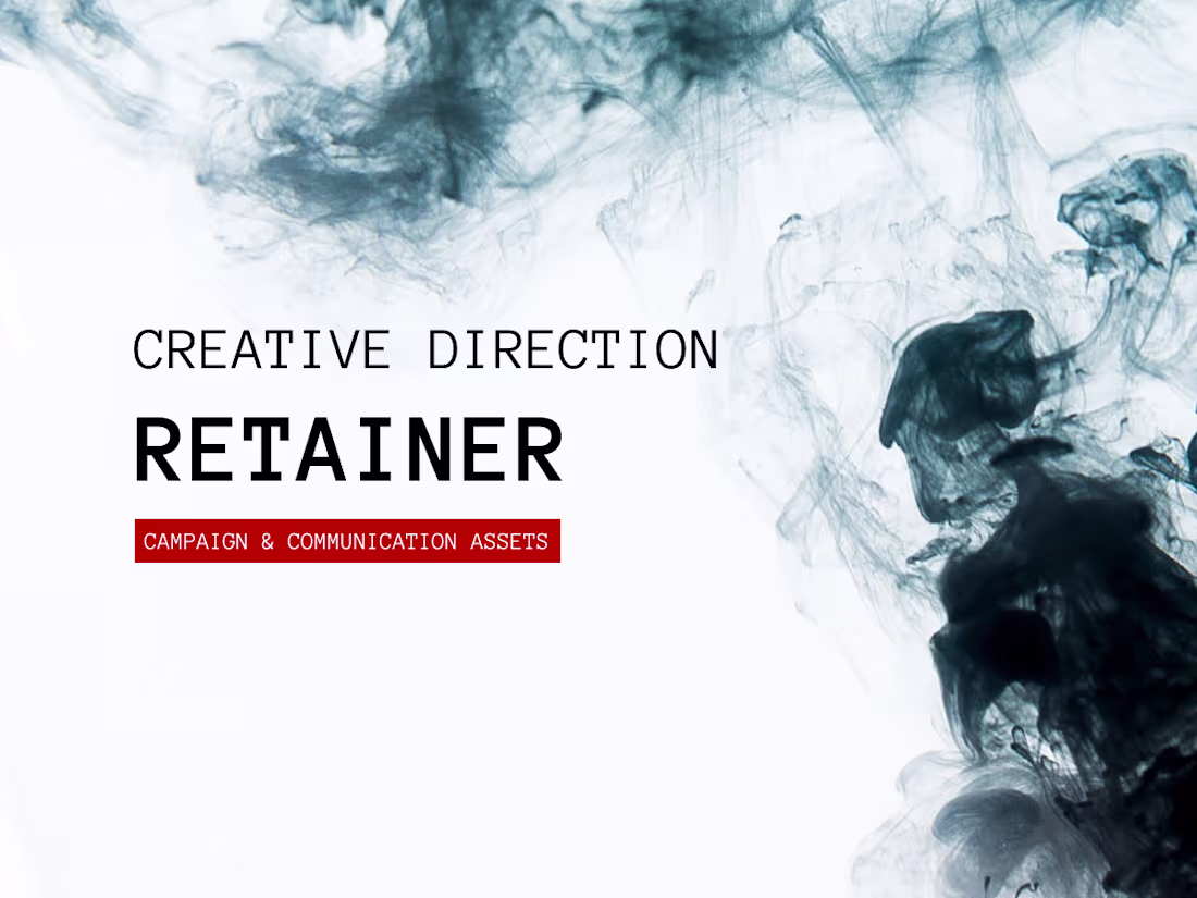 Cover image for Creative Direction - Basic Retainer - campaign assets