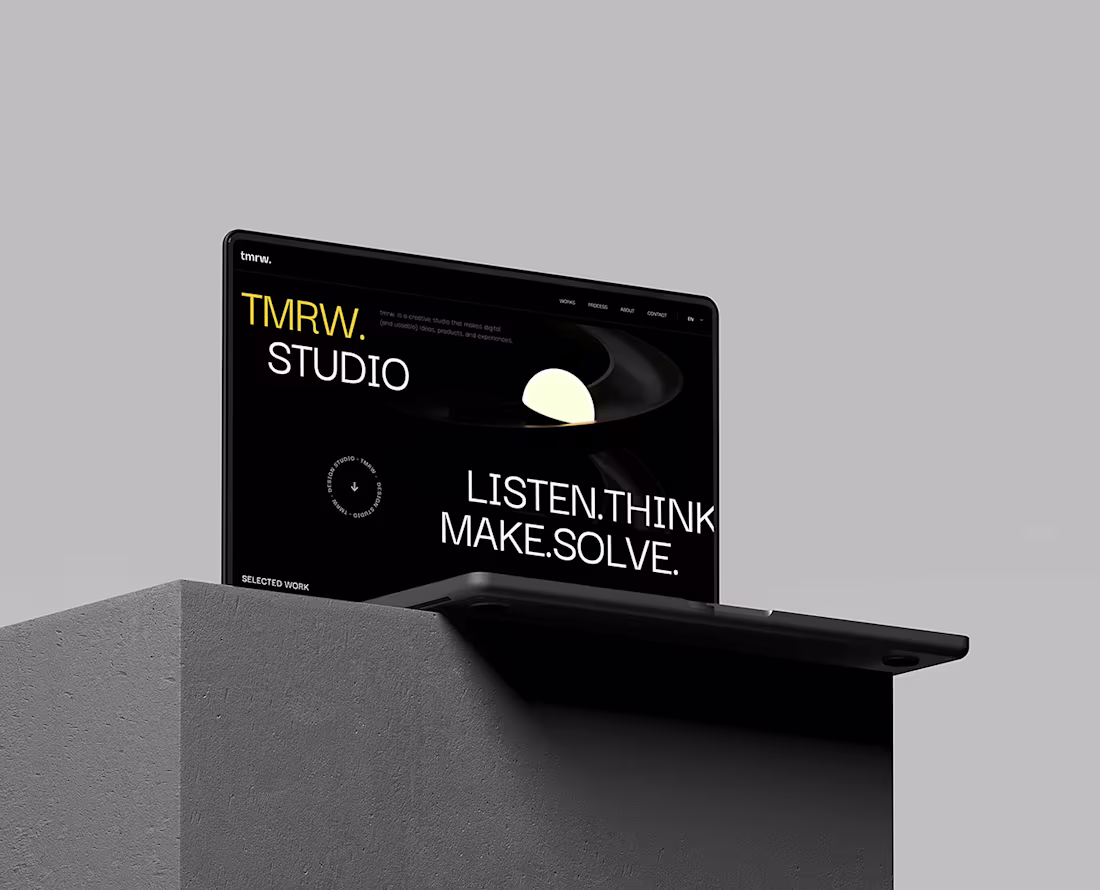 Cover image for tmrw. studio - Redesign