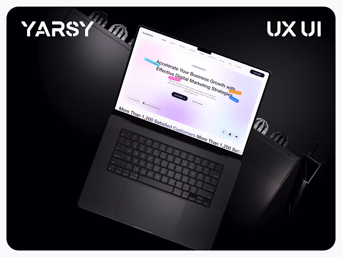 Cover image for Marketing Agency Website | SEO | PPC | SMM Landing