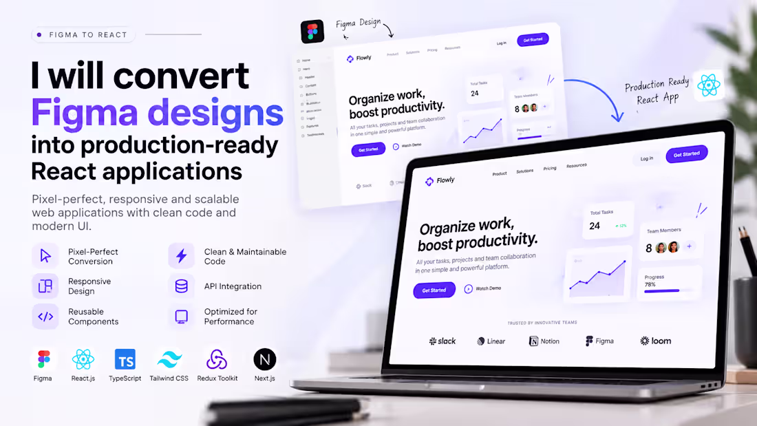 Cover image for Convert Figma Designs into Production-Ready React Apps