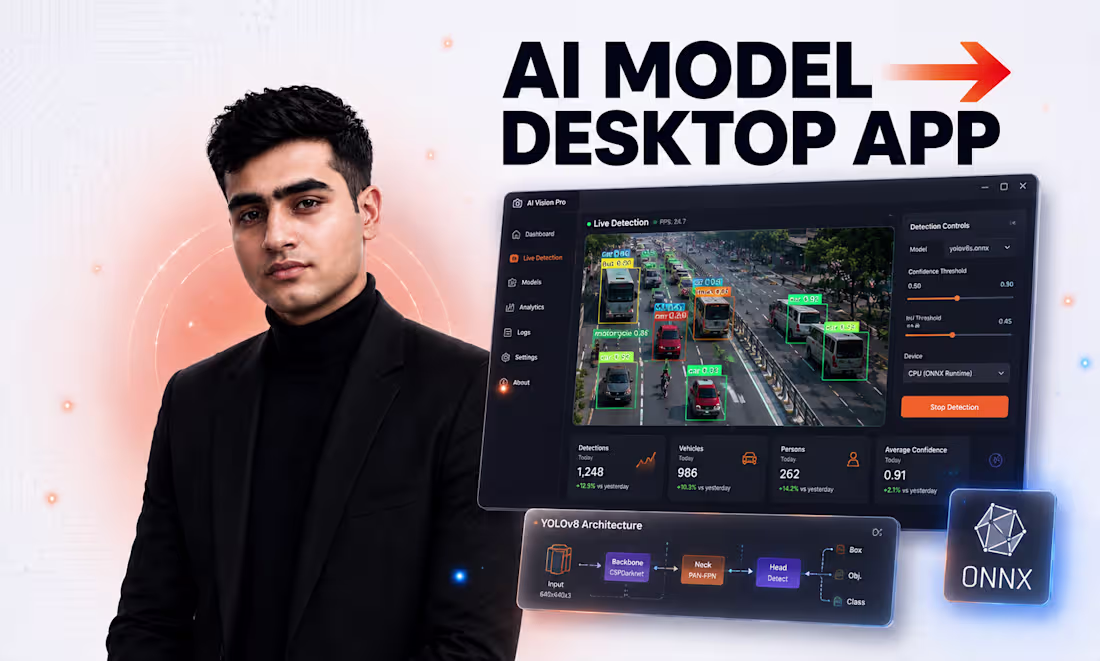 Cover image for AI Model Deployment into PyQt6 Desktop GUI Application