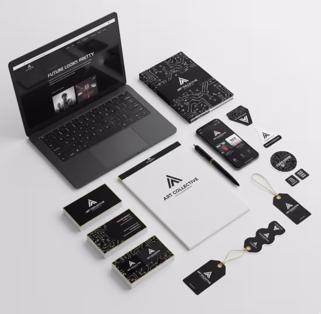 Cover image for Art Collective was born from the challenge of merging three ...