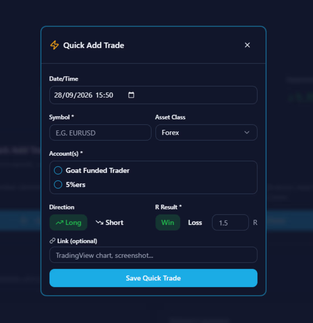 Cover image for TrackMyR is a trading journal
