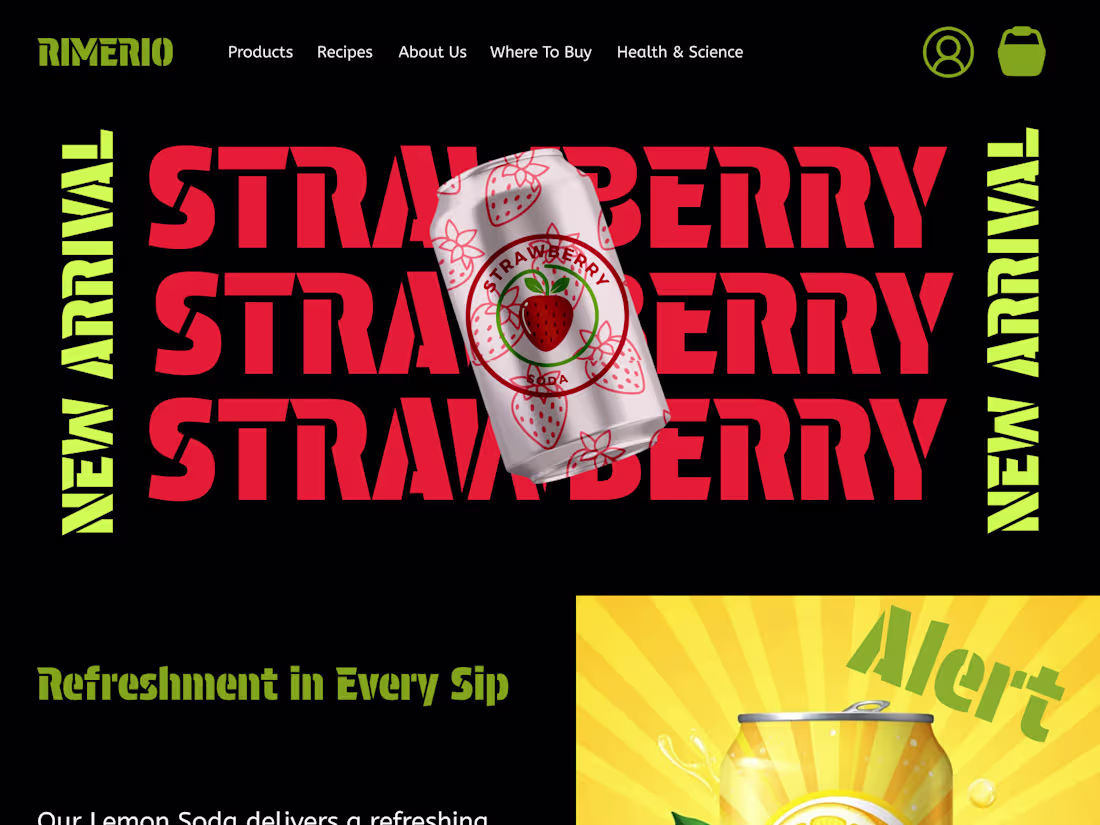 Cover image for RIMERIO SODA CAN BRAND PROJECT :: Behance