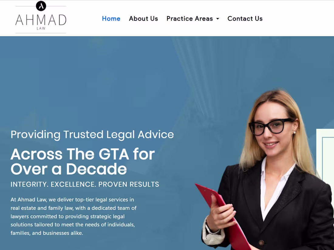 Cover image for Ahmad Law Firm
