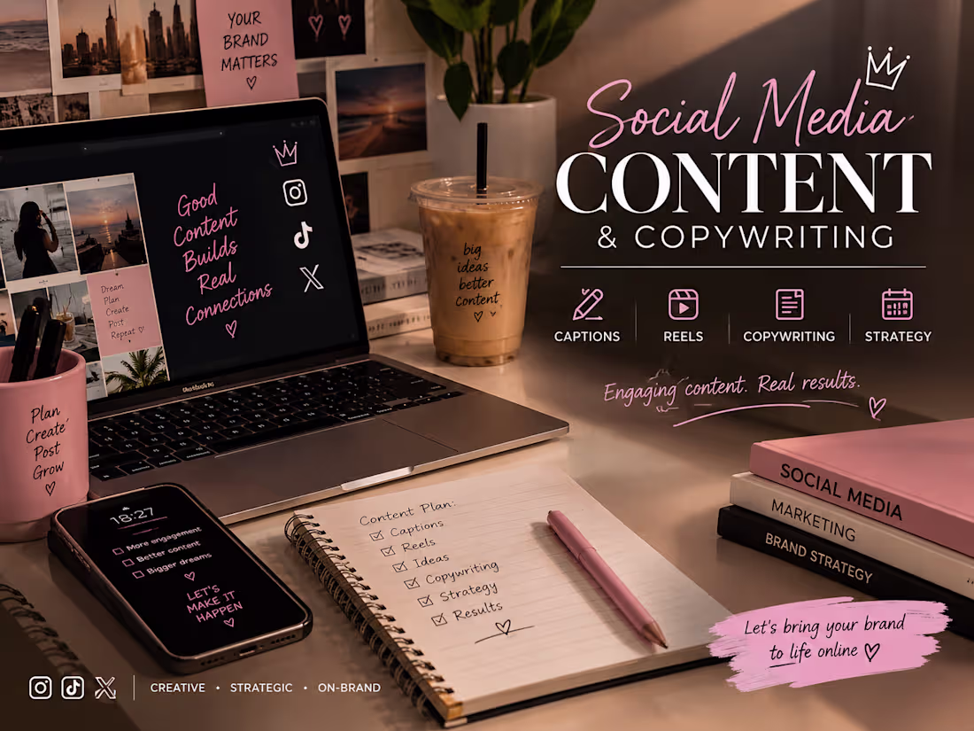 Cover image for Social Media Content & Copywriting