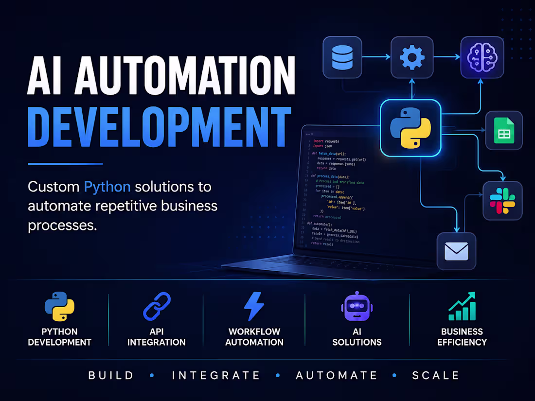 Cover image for Custom AI Automation & API Integration