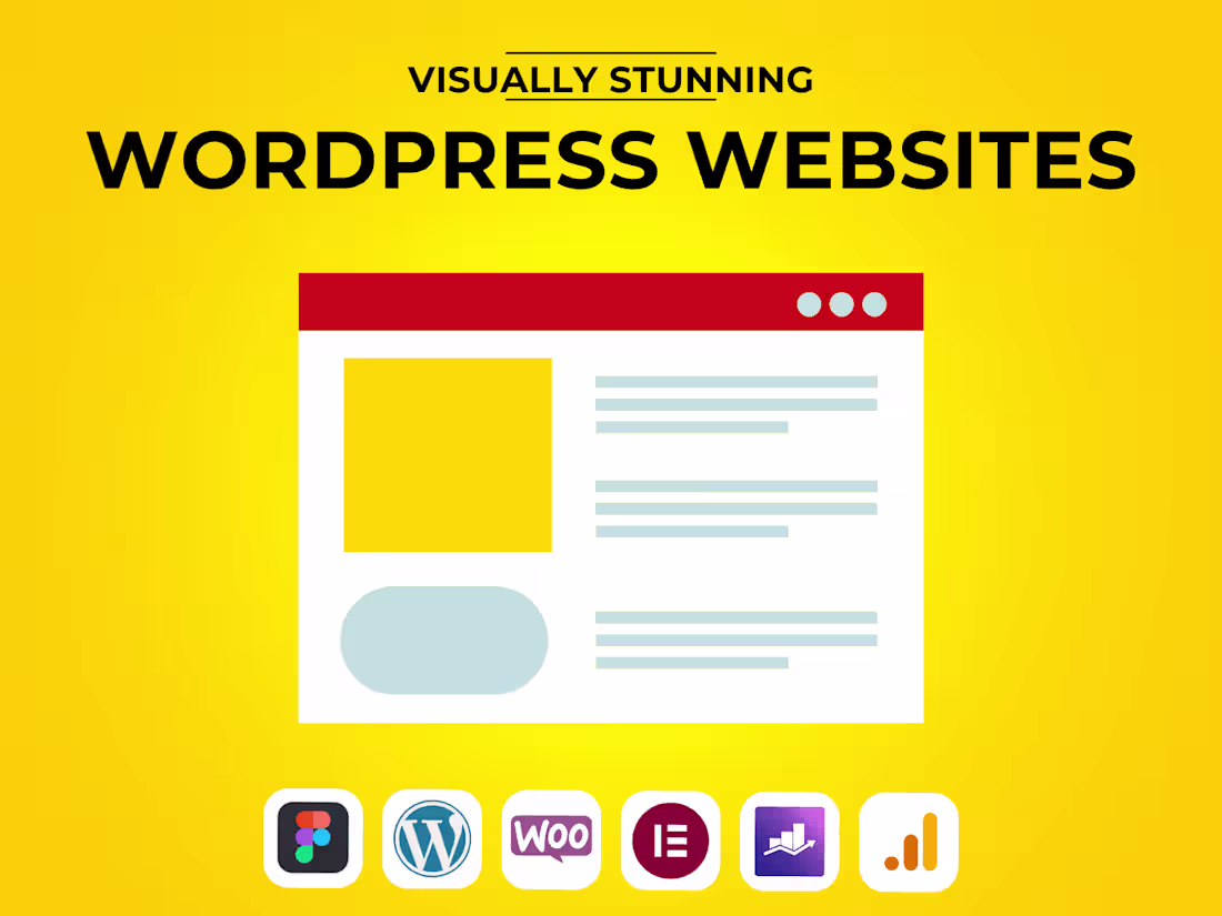 Cover image for Custom WordPress Development: Visually Stunning Website or Blog 
