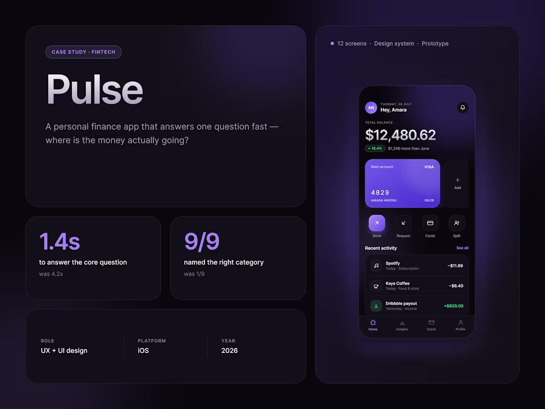 Cover image for Pulse - Fintech app