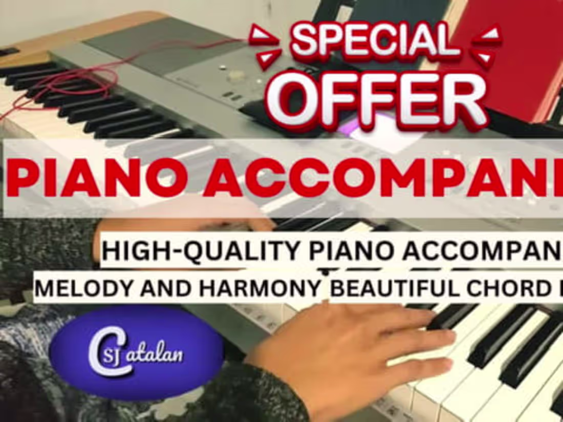 Cover image for High Quality Piano Accompaniment