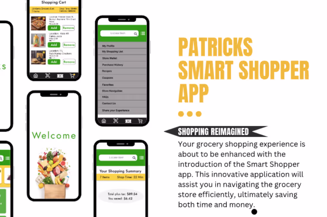 Cover image for Patrick's Smart Shopper Grocery App