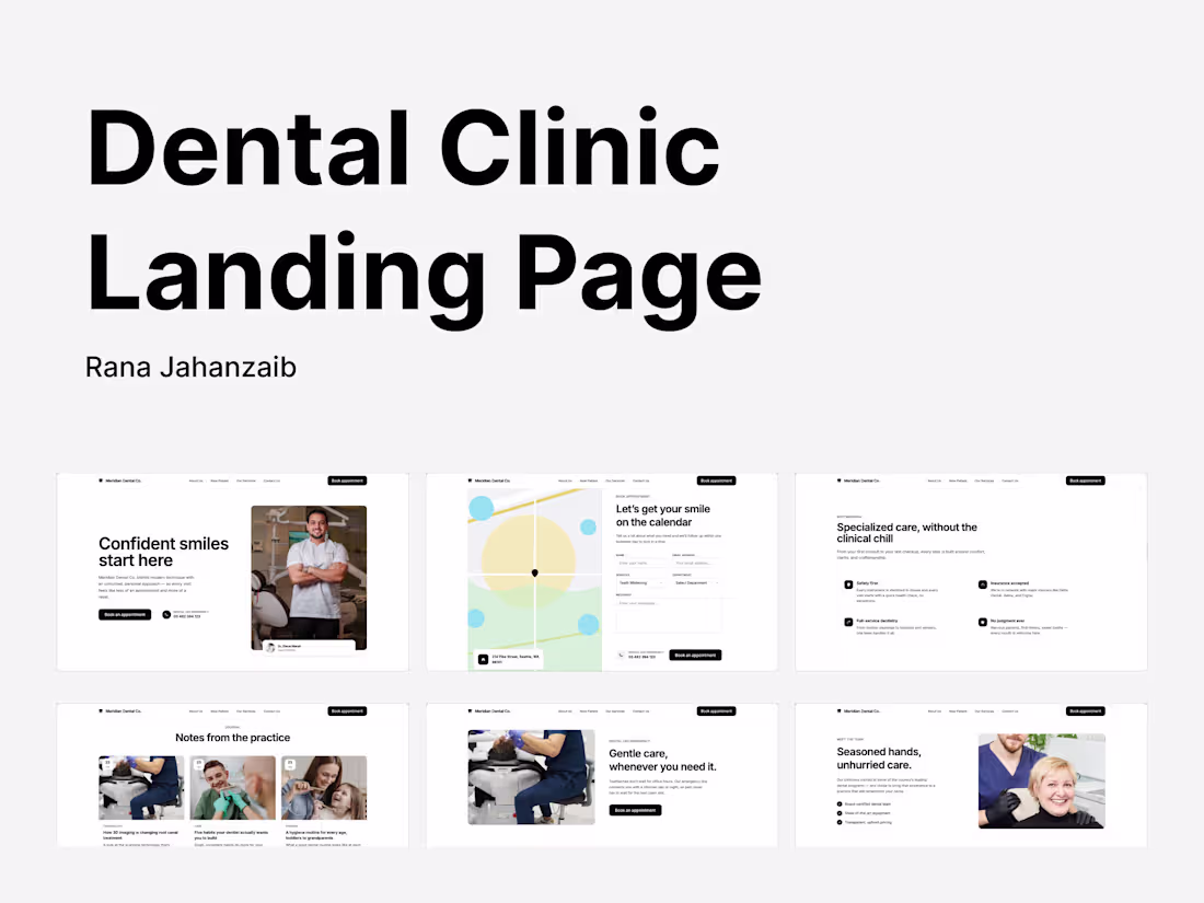 Cover image for Dental Clinic Landing Page

A landing