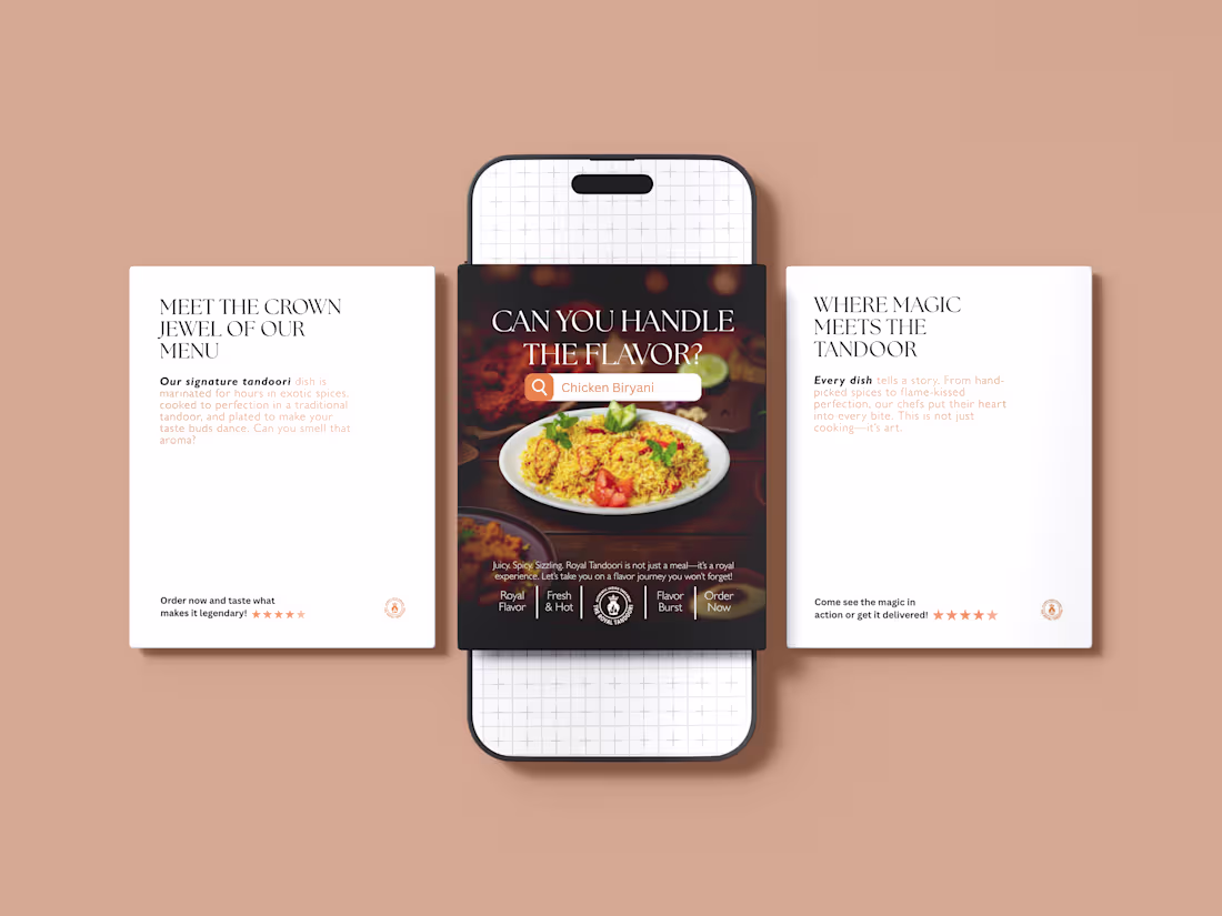 Cover image for Royal Tandoori – Social Media