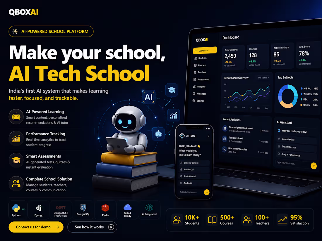 Cover image for QBOX AI – Multi-Tenant School