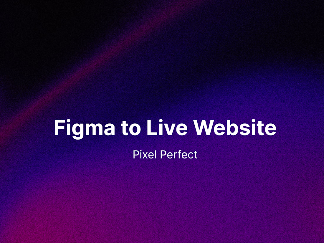 Cover image for Next.js Website Development from Figma Designs