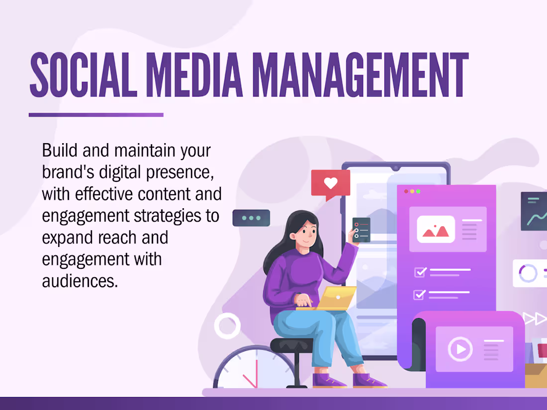 Cover image for Social Media Management for Growing Brands
