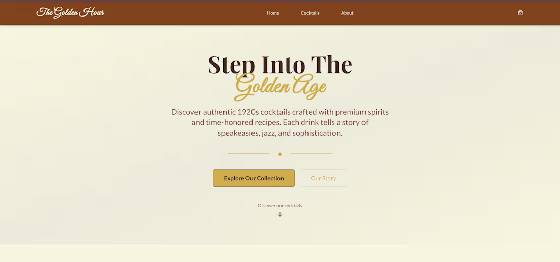 Cover image for Replit vibe coding cocktail retail webpage