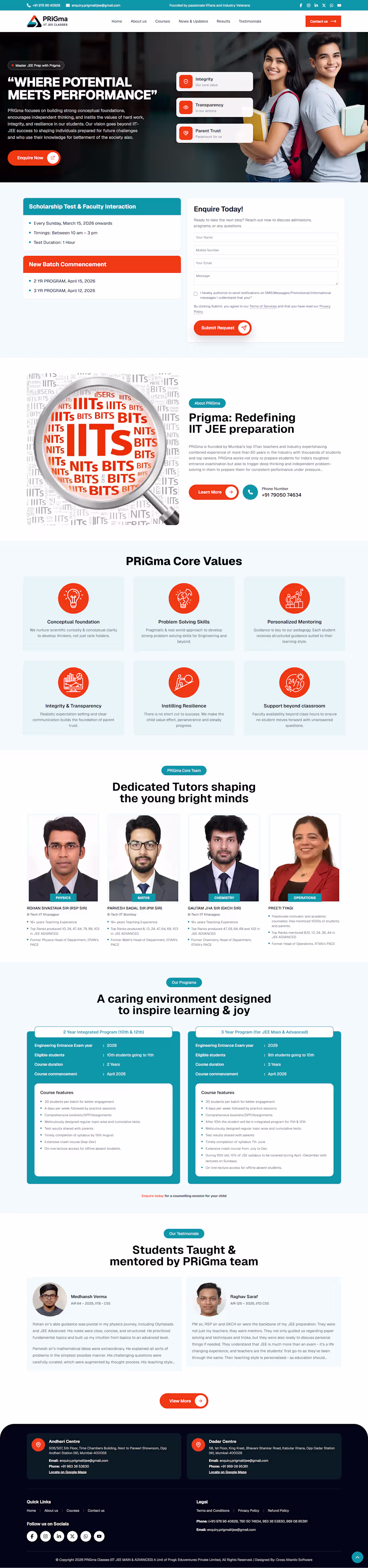Cover image for End-to-end website for a Mumbai