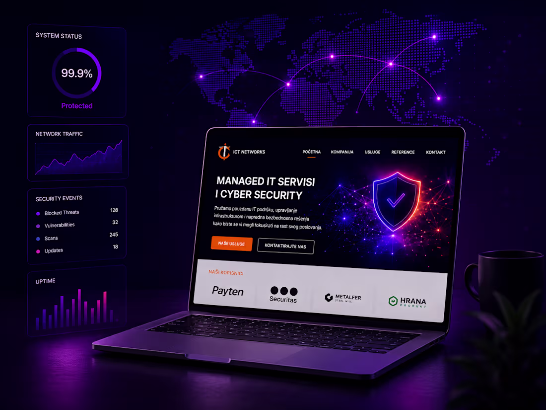 Cover image for ICT Networks — Website Redesign & SEO