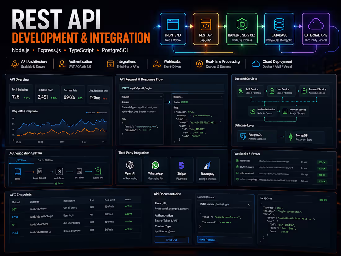 Cover image for REST API Development & Integration