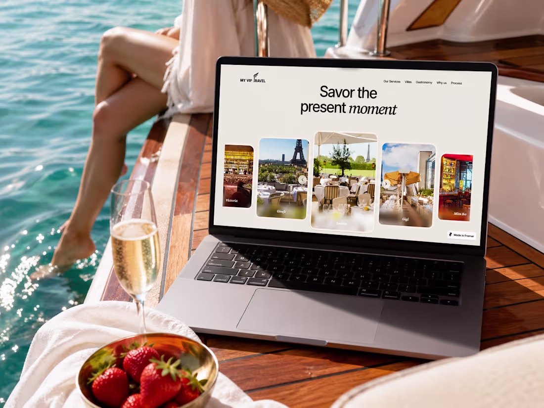 Cover image for MyVIPTravel — Luxury Travel Website