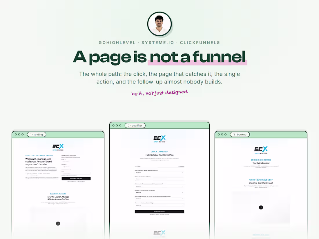 Cover image for Sales & Lead-Gen Funnel Build